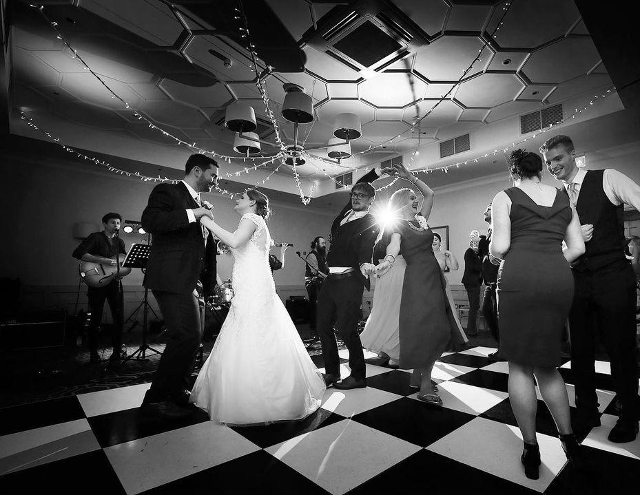 Image of The Farriers performing at a wedding